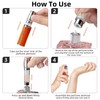 muilsae AF02DB Leather Perfume atomiser, 5ml Bottom Fill Travel Perfume