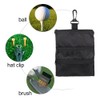 VBESTLIFE Golf Tee Bag Golf Tee Storage Pouch Zippered Golf