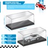 Singhoow 4 Pcs Clear Model Cars Display Case 4.17 x