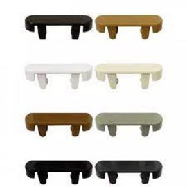 18 x PVC Window Drain Caps Weep Hole Drainage Covers uPVC Double Glazing Grey