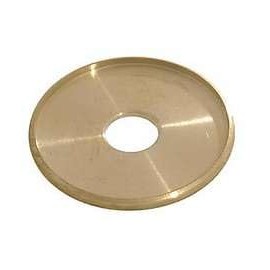 B&P Lamp® 7/8" Seating Ring, Turned Brass B & L Finish, 1/8 IP Slip