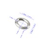 1PC Sterling Silver S925 Clasps Oval Pearl Necklace Enhancer Shortener