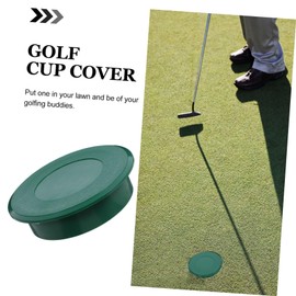 Parliky Practice Golf Putt Cup Cover Lightweight Plastic Hole Putting Cup for Home Office Travel