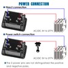 Runleader Digital Hour Meter for Maintenance,AC/DC 5V to 277V for