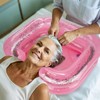 AirSwim Inflatable Shampoo Basin, Portable Shampoo Bowl, Locs Detox Tub