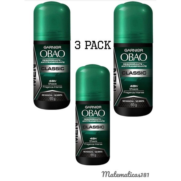 Garnier Obao For Men Classic Anti-Perspirant & Deodorant Roll-On