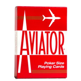 Aviator Poker Size Playing Cards, Colors May Vary