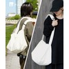 Preceed Canvas Tote Bag with YKK Zipper, Removable Shoulder Pad,