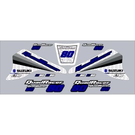 Factory EFX White/Blue LT80 Quadracer Graphics Lt 80 Decals Stickers ltz 80 90 Quadsport