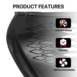 KARPAL 6PCS Front Upper Lower Grille LED Fog Lights Set Fit for 2017 2018 2019 Toyota Corolla SE XSE