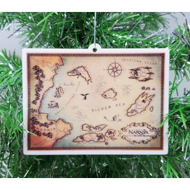 Chronicles of Narnia Christmas Ornament Map