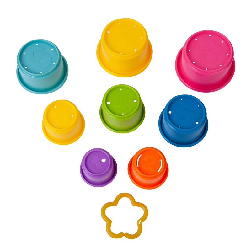 The First Years Stack & Count Stacking Cups - Colorful