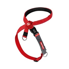 EzyDog Crosscheck Harness - Dog Training Harness - No Pull Harnesses for Dogs - Escape Proof, Reflective, Comfortable, Easy to Fit (M, Red)
