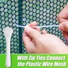 Black Plastic Wire Mesh Fence Roll - 15.7IN x 20FT