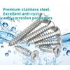 M5 x 45 mm Torx Countersunk Wood Screws 304 Stainless