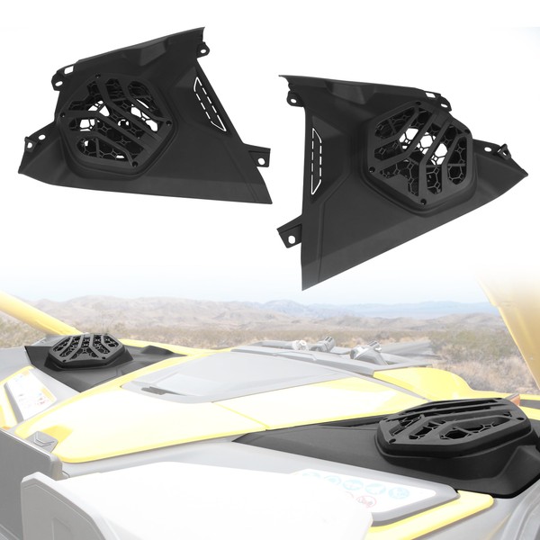 CUSAUTV Front Dash Speaker Pods Panels Compatible with 2024+ Can-Am