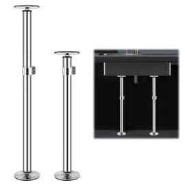 Snowtaros Undermount Sink Brackets, Stainless Steel, 2 Pack