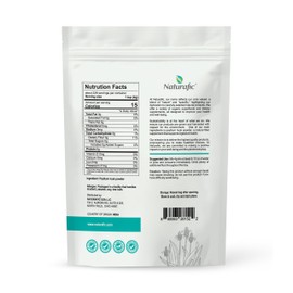 Naturafic Psyllium Husk Powder Unflavored – Digestive Fiber Supplement for Bowel Regularity & Gut Health – Non-GMO, Gluten-Free, Vegan, Keto Friendly – 32oz