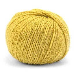 50 g Pascuali Tibetan, 70% Virgin Wool (Merino Ultrafine), 30% Yak Wool, Colour: Mustard 120