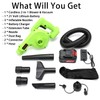 Cordless Leaf Blower, 2-in-1 Portable 21V Lithium Battery 110V Multifunctional