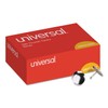 Universal Thumb Tacks, Steel, Silver, 0.31", 100/Box