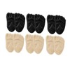 LALAFINA 6pairs Forefoot Shoe Pads Comfortable Anti- Insoles for High