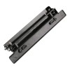 Porta Placa Negro Universal Doble Ajuste Posiciones Matricula Jdm