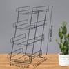 Zonon 4 Tier Hat Display Stand Wire Countertop Hat Display