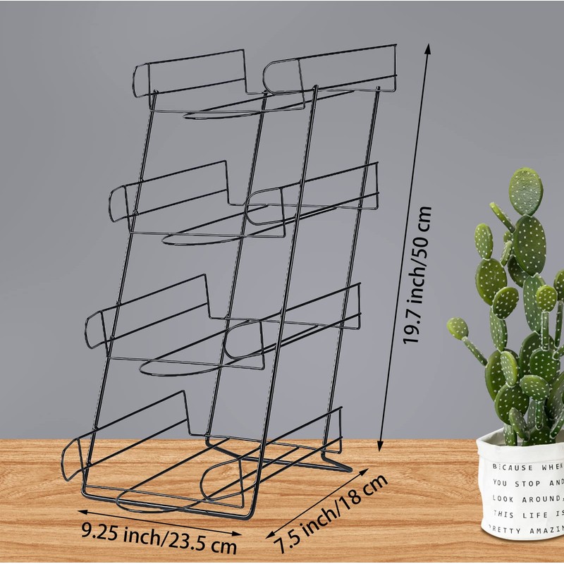 Zonon 4 Tier Hat Display Stand Wire Countertop Hat Display