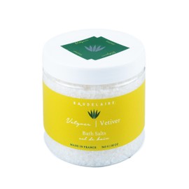 Provence Sante Relaxing Bath Salt - Luxury and Soothing Soak - Aromatic Vetiver Scent - Made in France - 20 Oz