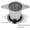 Ipow Tea Infuser 304 Stainless Steel Extra Fine Strainer Steeper