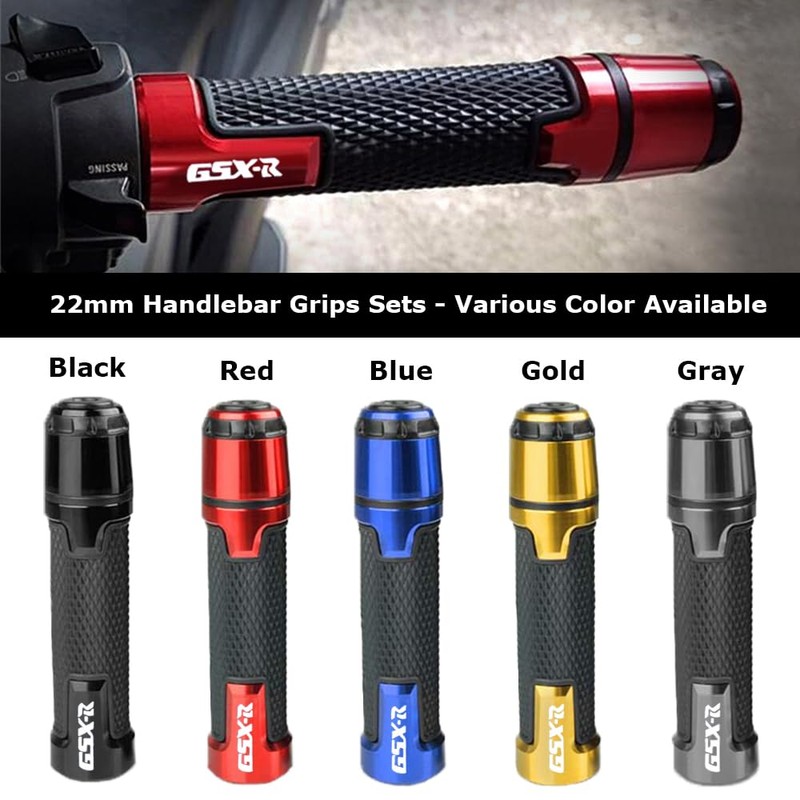 2pcs Motocycle Handlebar Grip Ends Set, Fit with S.uzuki GSXR
