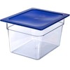 Carlisle 10232B60 Smart Lids Half Size Polyethylene Lid, Dark Blue