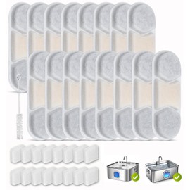 Dog Water Fountain Filters Fit for WF120/WF160/DYSJ01 Pet Water Fountain