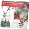 KONTONTY Unique Xmas Tree Pendants Iron Decorative Hanging Ornaments for