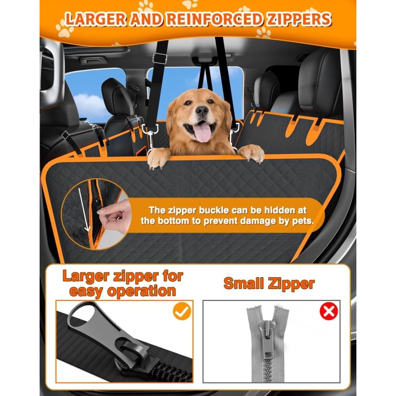 Instraella Back Seat Extender for Dogs, Dog Car Seat Cover