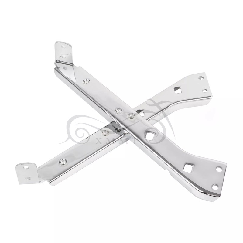 Unbranded Left Right Saddlebag Rail Support Brackets For Harley Electra