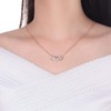 Caimeytie Elegant Women's Necklace with Heart Pendant Sterling Silver 925