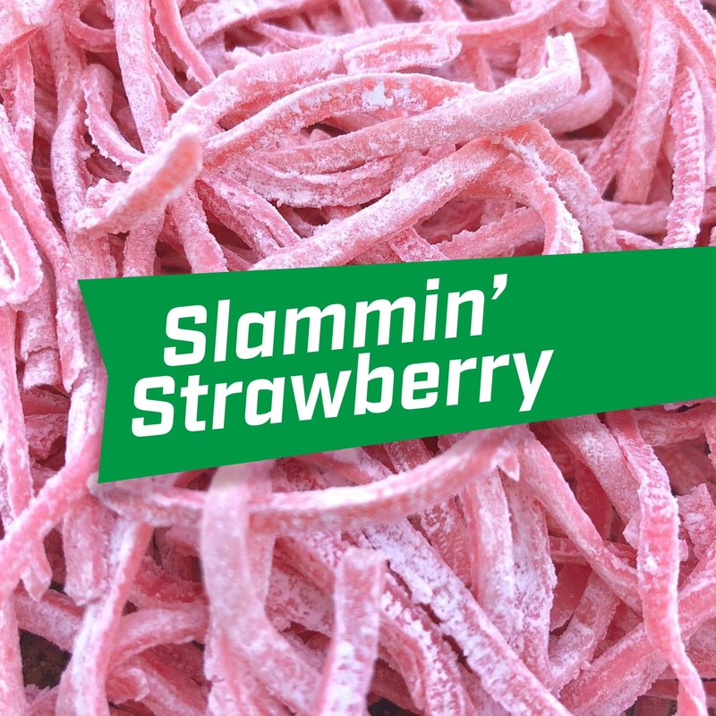 Big League Chew Slammin' Strawberry Bubble Gum - Sweet Strawberry