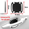 ETOPARS Pack of 8 Reflective Car Door Handle Stickers White