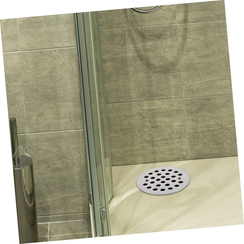 SHINEOFI 2pcs Stainless Steel Floor Drain Covers Round Strainers for