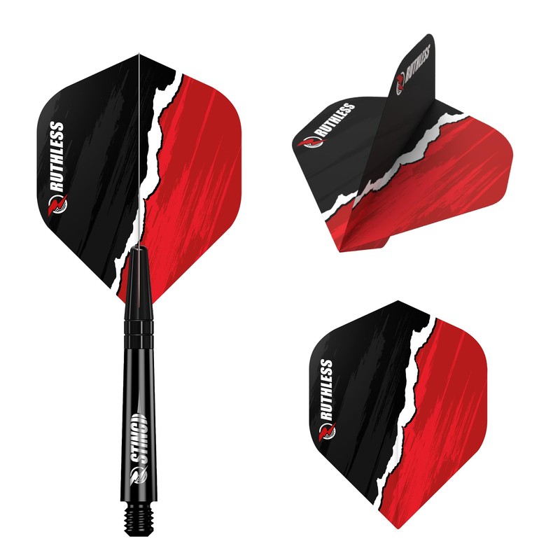 RUTHLESS Dart Flights | Premium 100 Micron Standard Number 2