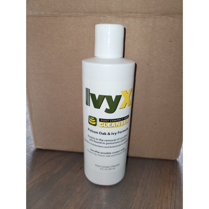 Coretex IVY X Post Contact Cleanser (2) 8oz Bottles POISON