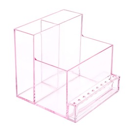 Minkissy Modern Pink Nail Drill Storage Box & Holder