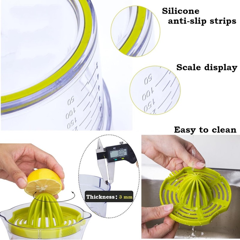 4 in 1 Manual Manual Juicer,1Pc Citrus Lemon Orange Juicer
