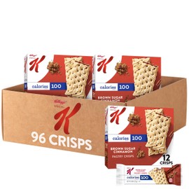 Special K Bar Pastry Crisps, Breakfast Bars, 100 Calorie Snacks, Brown Sugar Cinnamon (8 Boxes, 96 Count)