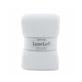 Berkshire Life LuxeLoft Twin Blanket (White)