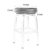 Shinnwa Bar Stool Cushions, Memory Foam Round Bar Stool Covers