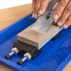 ANCLLO Sink Whetstone Holder with Non-Slip Rubber Material Adjustable from