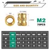 Threaded Insert, Press-in Nuts, Brass Embedding Nuts, Knurled Nuts, Threaded